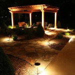 Trellis and Pathway Home lighting